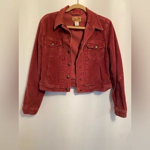Levi’s red pink corduroy jacket